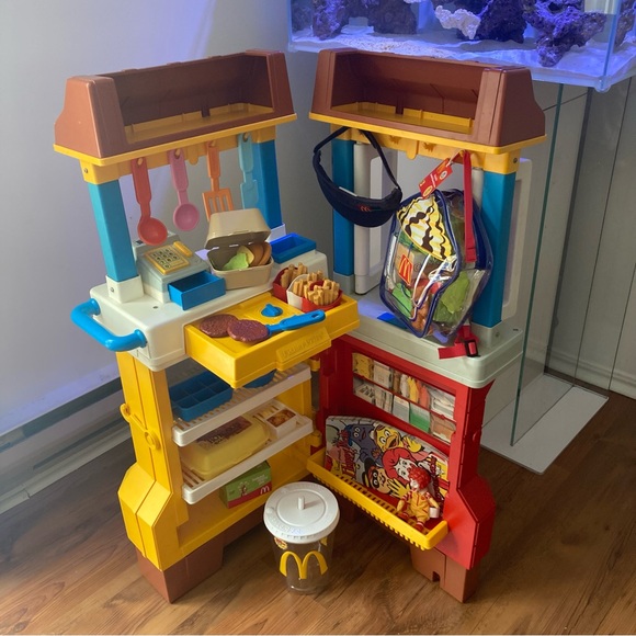 RARE Vintage McDonald’s Drive thru kids Playset Fisherprice Fun with Food - Picture 15 of 16